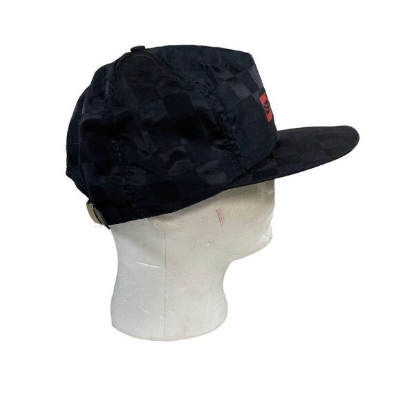 Vintage Checkered Black ISP Mineral Products Adjustable Strapback Advertising - Picture 4 of 5